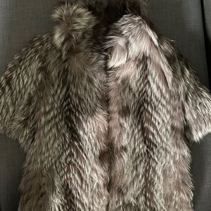 100% Arctic fox fur coat